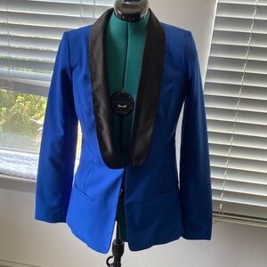 Rock & Republic men’s black and blue blazer